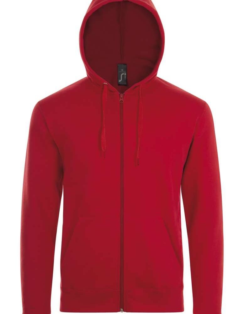 Unisex kapucnis, zipzáras pulóver - SO01714
